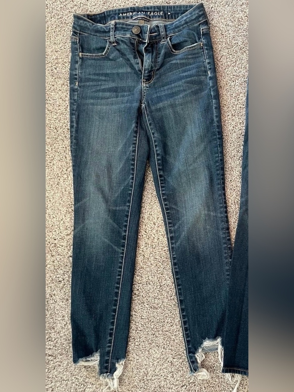 American Eagle Outfitters Skinny Jeans - Dark Blue Wash